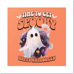 Time to get Spooky - Halloween sheet ghost Posters and Art